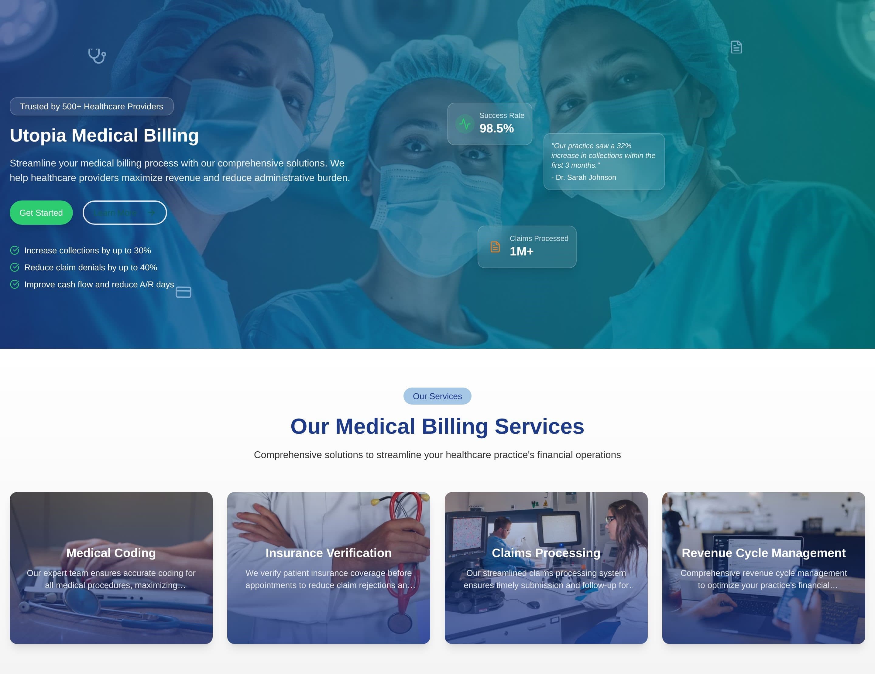 Medical Biiling Website 🩺